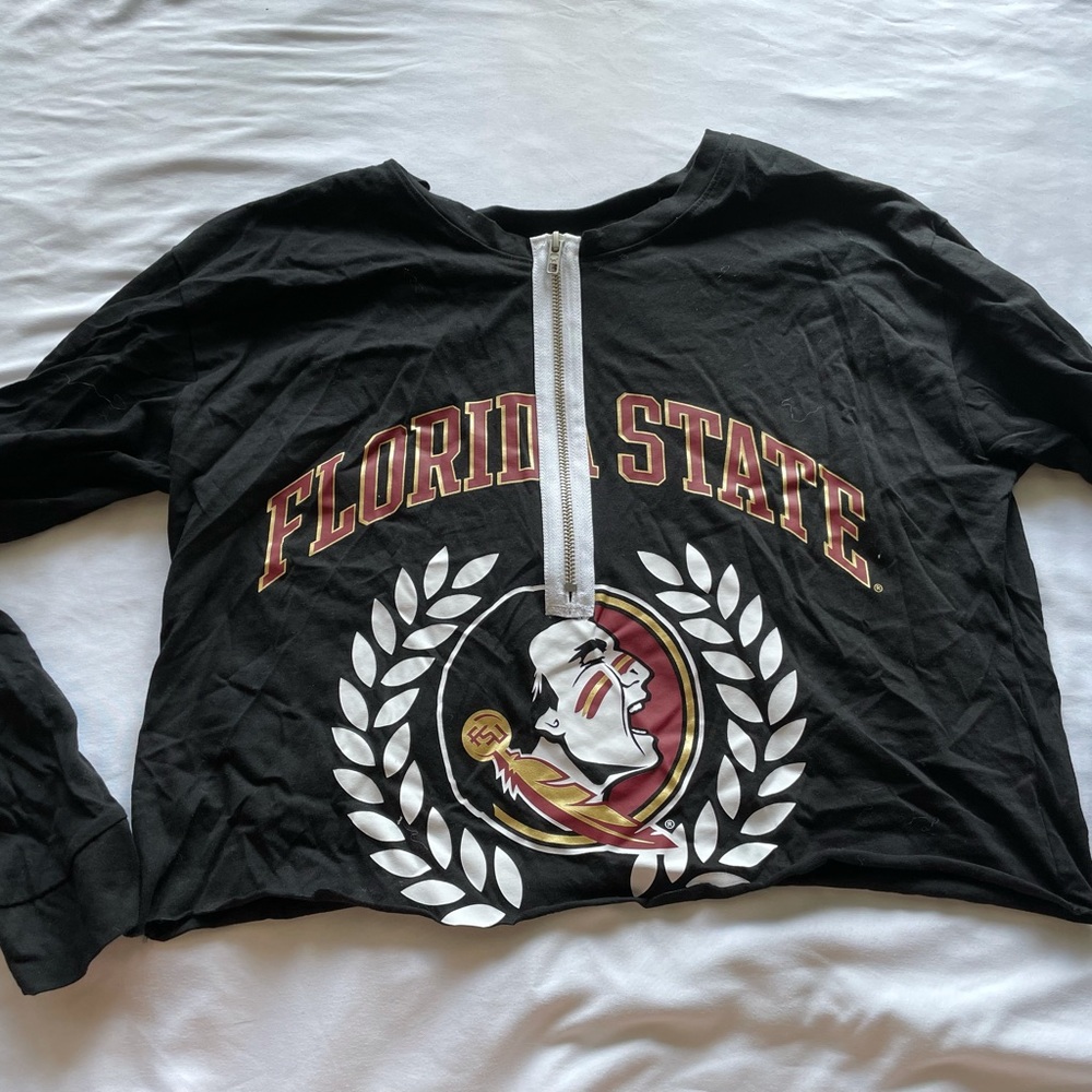FSU Zip Up Long Sleeve